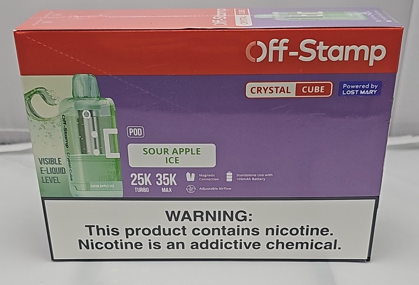 OFF STAMP CRYSTAL CUBE POD 35K